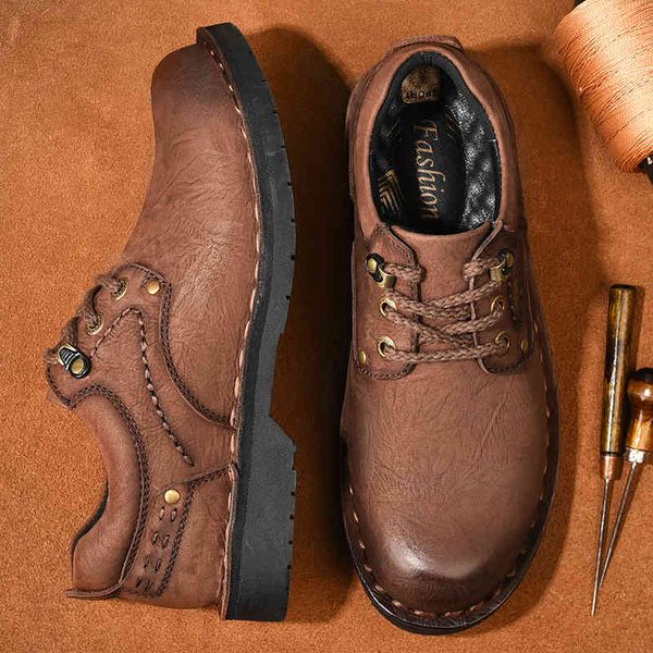 dress shoes golden sapling vintage tooling men fashion sewing design flats comfortable tactical men's casual shoe platform footwea, Black
dress shoes golden sapling vintage tooling men fashion sewing design flats comfortable tactical men's casual shoe platform footwea, Black
