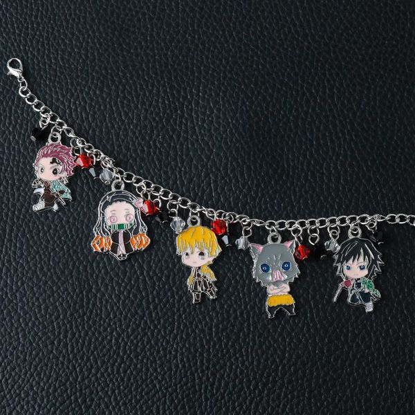 charm bracelets enamel cartoon figure kamado tanjirou pendant bracelet jewelry anime demon slayer kimetsu no yaiba badge bangle gifs, Golden;silver
charm bracelets enamel cartoon figure kamado tanjirou pendant bracelet jewelry anime demon slayer kimetsu no yaiba badge bangle gifs, Golden;silver