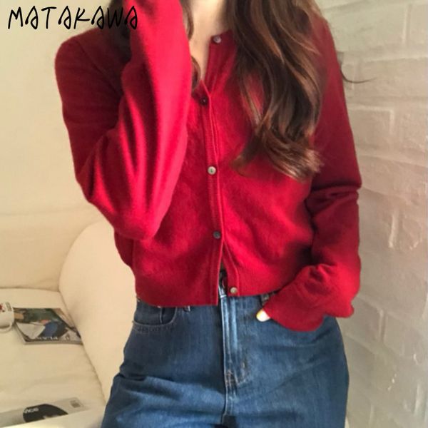 matakawa solid color knitted cardigan jacket autumn sweater female wild slim long-sleeved crop women 210513, White;black
matakawa solid color knitted cardigan jacket autumn sweater female wild slim long-sleeved crop women 210513, White;black