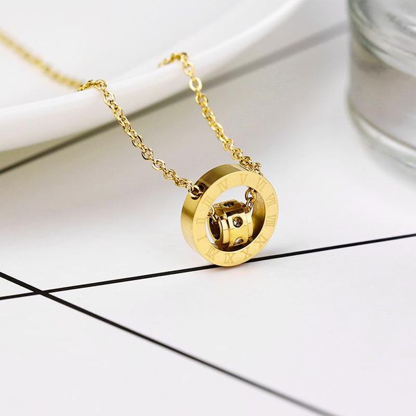 fashion korean roman numeral stainless steel necklace women girls ins crystal minimalist female jewelry couple pendant necklaces, Silver
fashion korean roman numeral stainless steel necklace women girls ins crystal minimalist female jewelry couple pendant necklaces, Silver