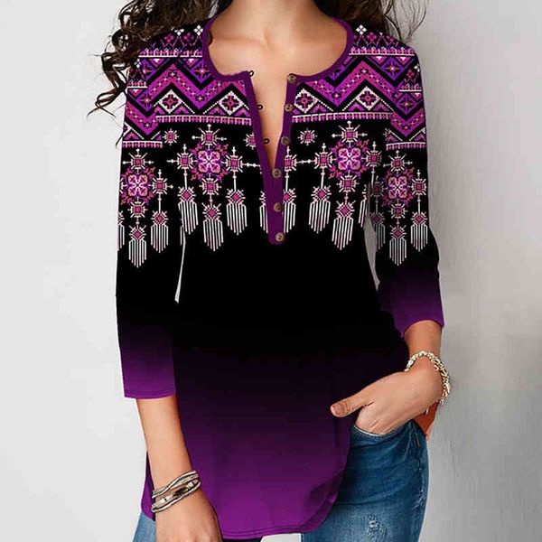 women's blouses & shirts elegant v-neck women casual 3/4 sleeve plus size print blouse shirt autumn loose streetwear pullover blusa 5x, White
women's blouses & shirts elegant v-neck women casual 3/4 sleeve plus size print blouse shirt autumn loose streetwear pullover blusa 5x, White
