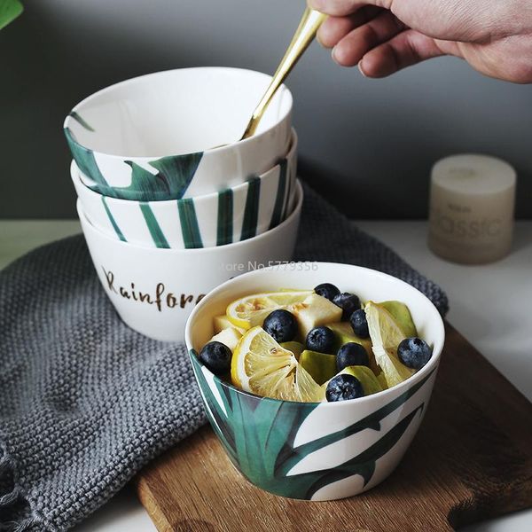 bowls 1pc green leaf design bowl european style ceramic rice milk fine bone china breakfast dinnerware
bowls 1pc green leaf design bowl european style ceramic rice milk fine bone china breakfast dinnerware