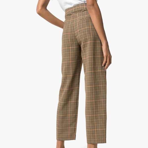women's pants & capris women pure color 2021 check high waist straight leg wide, Black;white
women's pants & capris women pure color 2021 check high waist straight leg wide, Black;white