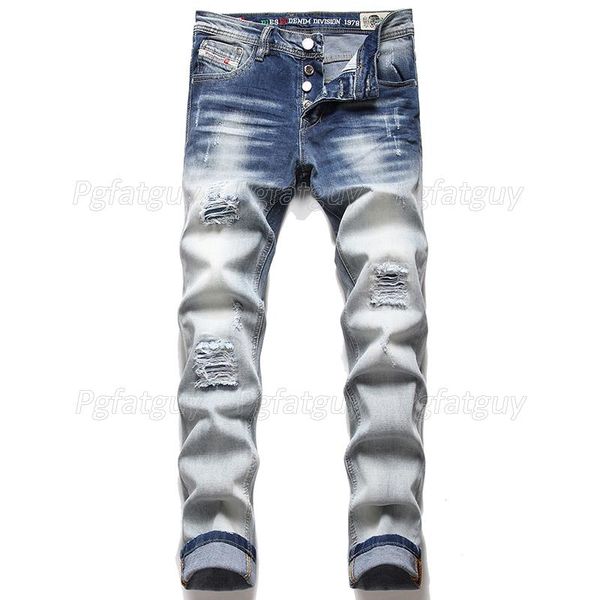 men's jeans winter slim ripped hole stretch pants pantalons pour hommes autumn cotton blue denim trouser vaqueros de los hombres
men's jeans winter slim ripped hole stretch pants pantalons pour hommes autumn cotton blue denim trouser vaqueros de los hombres