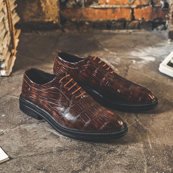 dress shoes yomior wedge vintage british trend men casual pointed toe business formal leather wedding oxfords loafers, Black
dress shoes yomior wedge vintage british trend men casual pointed toe business formal leather wedding oxfords loafers, Black