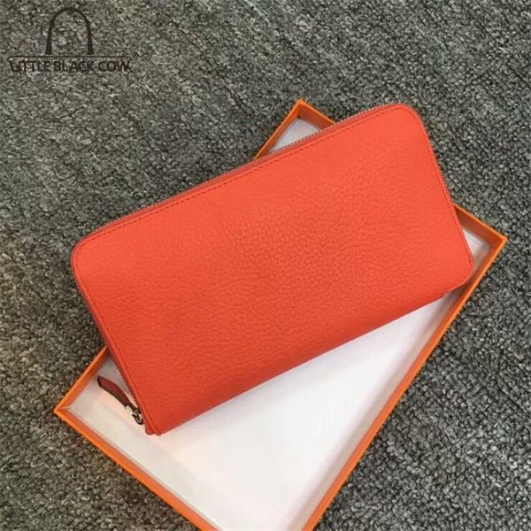 classic women cowhide long wallet zipper card holder purse office ladies genuine leather wallets solid colors cartera hombre, Red;black
classic women cowhide long wallet zipper card holder purse office ladies genuine leather wallets solid colors cartera hombre, Red;black