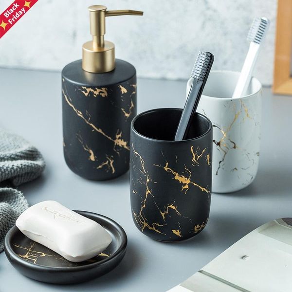 luxury ceramic bathroom accessory set marble soap dispenser pump bottle home couple mouthwash cup dish washing tools bath
luxury ceramic bathroom accessory set marble soap dispenser pump bottle home couple mouthwash cup dish washing tools bath