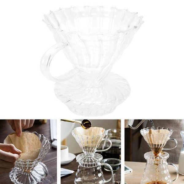 glass pour over coffee dripper cone filter cup machine accessories home office use filters
glass pour over coffee dripper cone filter cup machine accessories home office use filters