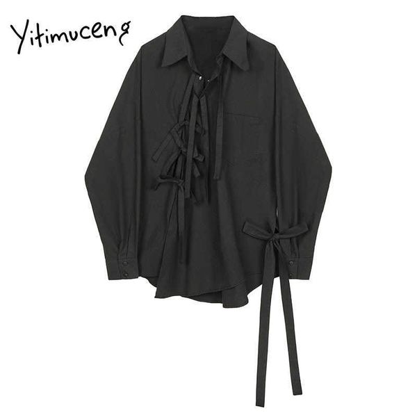 yitimuceng bow lace up blouse women shirts solid loose spring sleeve square collar single breasted fashion clothes 210601, White
yitimuceng bow lace up blouse women shirts solid loose spring sleeve square collar single breasted fashion clothes 210601, White