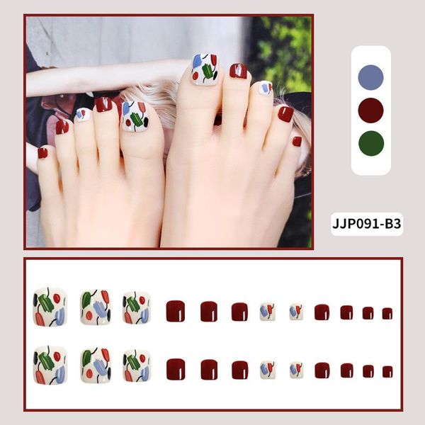 false nails colorful geometric hand drawn uv gel glue full cover short toe nail tips salon material wholesale drop, Red;gold
false nails colorful geometric hand drawn uv gel glue full cover short toe nail tips salon material wholesale drop, Red;gold