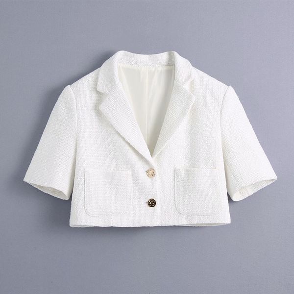 women's suits & blazers casual women v neck single-breasted jacket 2021 summer fashion ladies high street female textured cropped, White;black
women's suits & blazers casual women v neck single-breasted jacket 2021 summer fashion ladies high street female textured cropped, White;black