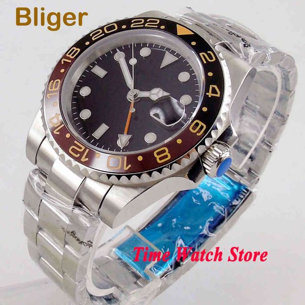 bliger 40 mm gmt 3804 black stripe ironing board automatic pole warehouses men sapphire glass waterproof orange light-emitting ceramic panel, Slivery;brown
bliger 40 mm gmt 3804 black stripe ironing board automatic pole warehouses men sapphire glass waterproof orange light-emitting ceramic panel, Slivery;brown