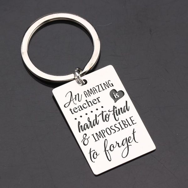 keychains exquisite fashion accessories keychain teacher's day gift an amazing teacher is hard to find & impossible forget, Silver
keychains exquisite fashion accessories keychain teacher's day gift an amazing teacher is hard to find & impossible forget, Silver