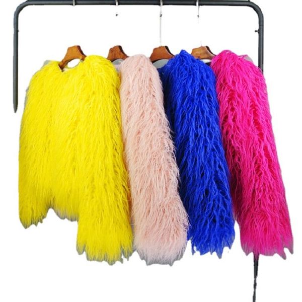 jackets 90cm to 150cm fashion winter clothing children's solid color beach wool girl short lamb plush tide faux fur coat, Blue;gray
jackets 90cm to 150cm fashion winter clothing children's solid color beach wool girl short lamb plush tide faux fur coat, Blue;gray