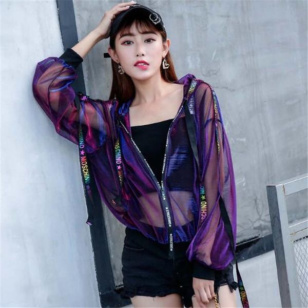 women's jackets summer wear clothes thin mesh womens hoodies beach bf style loose rainbow jacket coat hiphop q1vu, Black;brown
women's jackets summer wear clothes thin mesh womens hoodies beach bf style loose rainbow jacket coat hiphop q1vu, Black;brown
