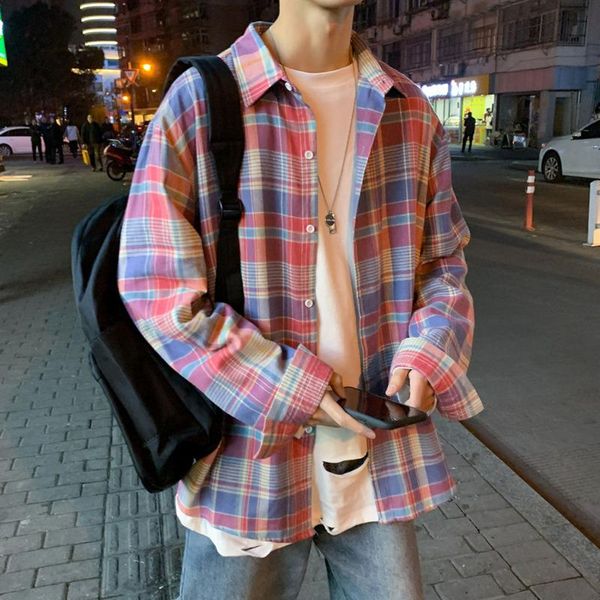 autumn cotton plaid shirt men's fashion retro casual men streetwear wild loose couple long sleeve shirts korean -2xl, White;black
autumn cotton plaid shirt men's fashion retro casual men streetwear wild loose couple long sleeve shirts korean -2xl, White;black
