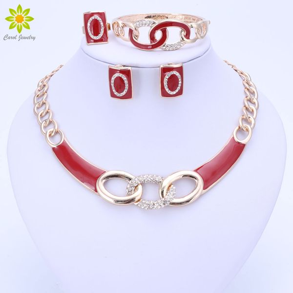5colors jewelry sets necklace ring bracelet earrings wedding gold color for women crystal maxi dress accessories, Golden;silver
5colors jewelry sets necklace ring bracelet earrings wedding gold color for women crystal maxi dress accessories, Golden;silver