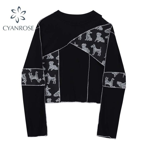 women's spring streetwear spliced t shirt or fashion long sleeve black crop skinny jumper tees female harajuku pop 210408, White
women's spring streetwear spliced t shirt or fashion long sleeve black crop skinny jumper tees female harajuku pop 210408, White