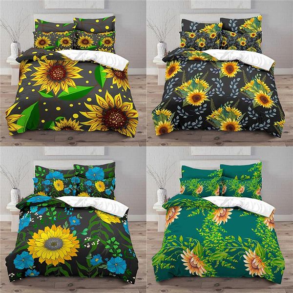 home textile luxury 3d sun flower print 2/3pcs comfortable duvet cover pillowcase bedding sets and king eu/us/au size
home textile luxury 3d sun flower print 2/3pcs comfortable duvet cover pillowcase bedding sets and king eu/us/au size
