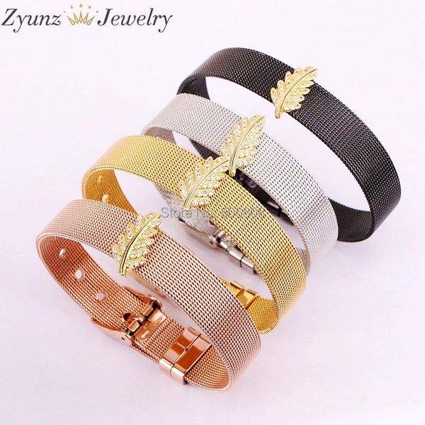 charm bracelets 5pcs zyz328-2508 cubic zirconia gold spacer beads, micro pave cz leaf charms watch belt bangle, Golden;silver
charm bracelets 5pcs zyz328-2508 cubic zirconia gold spacer beads, micro pave cz leaf charms watch belt bangle, Golden;silver