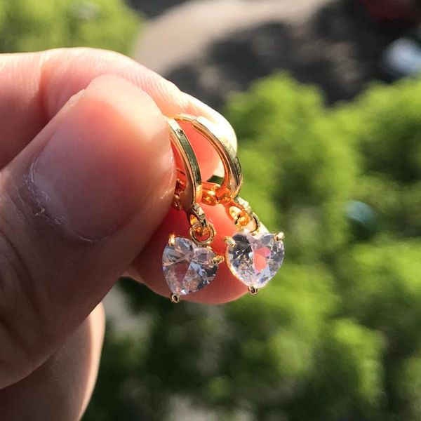 hoop & huggie cute rainbow crystal jewelry earrings luxury female love heart rose gold silver color wedding for women, Golden;silver
hoop & huggie cute rainbow crystal jewelry earrings luxury female love heart rose gold silver color wedding for women, Golden;silver