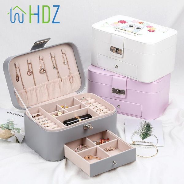jewelry pouches, bags 2021 cartoon leather double-layer storage box earrings ring bracelet lipstick finish portable cute, Pink;blue
jewelry pouches, bags 2021 cartoon leather double-layer storage box earrings ring bracelet lipstick finish portable cute, Pink;blue