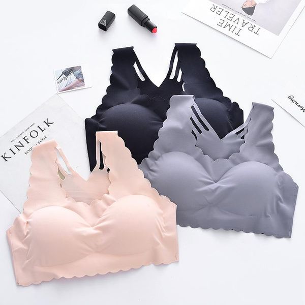 men's vests products large size underwear women's solid seemless non-steel ring yoga japan vest sports paper bra sleep, Black;white
men's vests products large size underwear women's solid seemless non-steel ring yoga japan vest sports paper bra sleep, Black;white