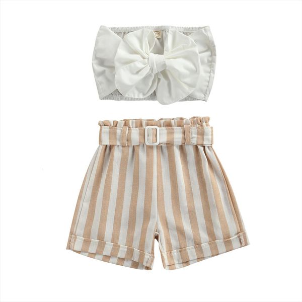 1 6y summer fashion kids girls clothes sets 2pcs bowknot strap sleeveless vest striped shorts, White
1 6y summer fashion kids girls clothes sets 2pcs bowknot strap sleeveless vest striped shorts, White