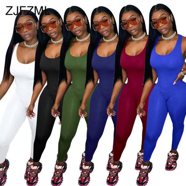 high elastic solid rompers womens jumpsuit o neck sleeveless club party bodysuit summer female waist bodycon overalls women's jumpsuits, Black;white
high elastic solid rompers womens jumpsuit o neck sleeveless club party bodysuit summer female waist bodycon overalls women's jumpsuits, Black;white
