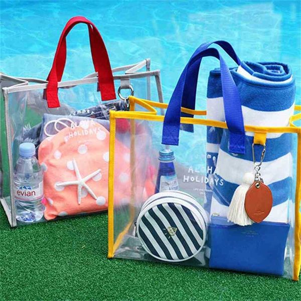 summer children's large capacity transparent swimming bag fashion waterproof outdoor travel wash cosmetic bags swimsuit storage handbag, Black
summer children's large capacity transparent swimming bag fashion waterproof outdoor travel wash cosmetic bags swimsuit storage handbag, Black
