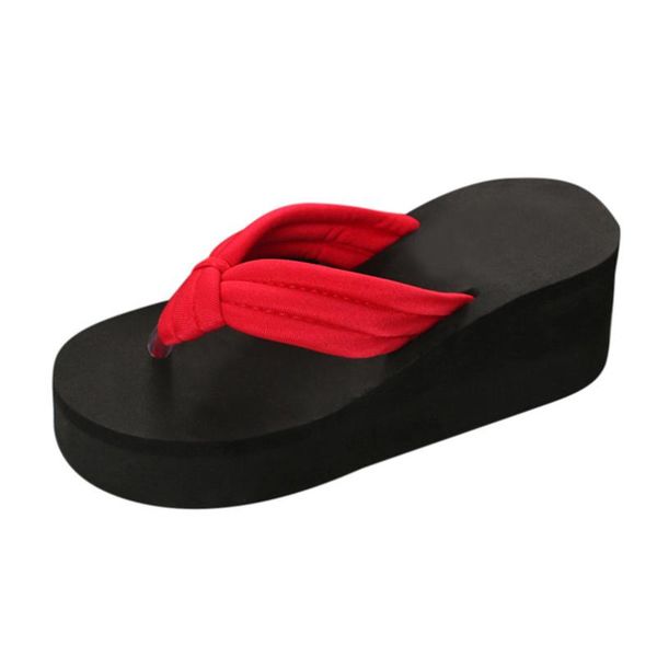 slippers arrival women fashion anti skidding thick bottom slipsole flip flops wedge platform beach sandals scarpe donna t, Black
slippers arrival women fashion anti skidding thick bottom slipsole flip flops wedge platform beach sandals scarpe donna t, Black