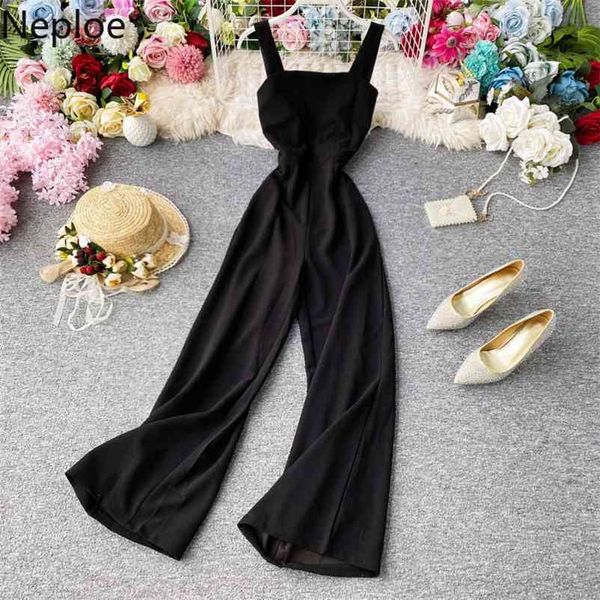 jumpsuits women summer slash neck sleeveless ladies playsuits elegant slim waist wide leg beach bodysuit 1c398 210422, Black;white
jumpsuits women summer slash neck sleeveless ladies playsuits elegant slim waist wide leg beach bodysuit 1c398 210422, Black;white