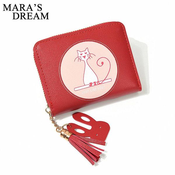 wallets mara's dream 2021 ladies cat coin purse short zipper bag cute fashion small fresh korean student wallet, Red;black
wallets mara's dream 2021 ladies cat coin purse short zipper bag cute fashion small fresh korean student wallet, Red;black