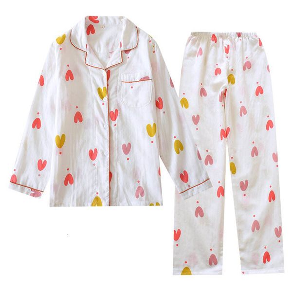 women's sleepwear spring new women heart printed turn-down collar pajamas set 2pcs loose large size ladies simple style homewear, Black;red
women's sleepwear spring new women heart printed turn-down collar pajamas set 2pcs loose large size ladies simple style homewear, Black;red