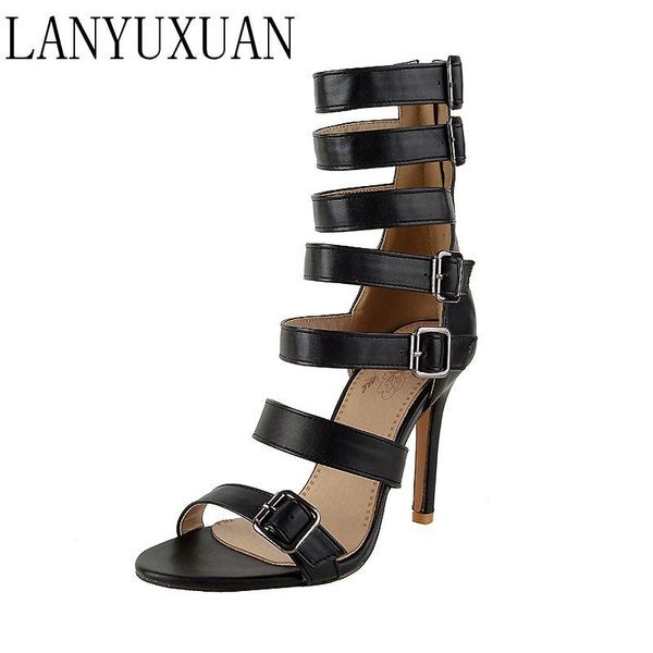 gladiator sandals women fashion big size 32-46 lady high heel (10cm) wedding party pumps shoes 581-3 dress, Black
gladiator sandals women fashion big size 32-46 lady high heel (10cm) wedding party pumps shoes 581-3 dress, Black