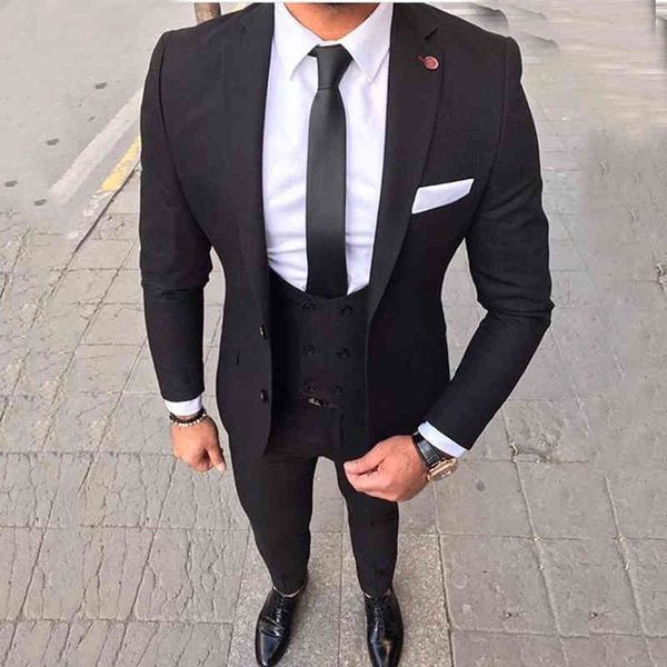 men's suits & blazers black men wedding tuxedos groom wear slim fit terno 3pcs (jacket+pants+vest)groomsman business casual costum, White;black
men's suits & blazers black men wedding tuxedos groom wear slim fit terno 3pcs (jacket+pants+vest)groomsman business casual costum, White;black