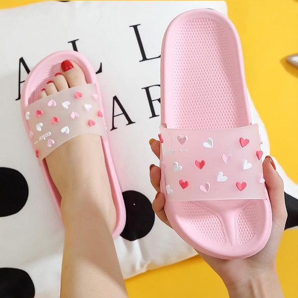 slippers fashion women summer beach men slide sandals transparent non-slip flip flops thick bottom couple bathroom shoes slides, Black 
slippers fashion women summer beach men slide sandals transparent non-slip flip flops thick bottom couple bathroom shoes slides, Black