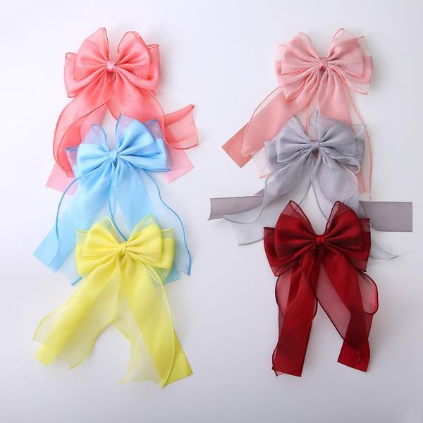 hair accessories children's big bow hairpin mesh ribbon duckbill clip tie-up jewelry headband with clips girls, Slivery;white
hair accessories children's big bow hairpin mesh ribbon duckbill clip tie-up jewelry headband with clips girls, Slivery;white