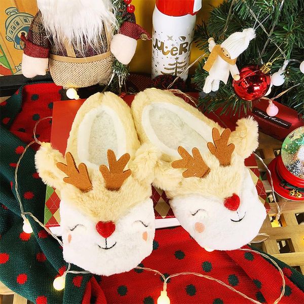girl indoor cute slippers elk cartoon christmas warm woman shoes home non-slip decoration, Black
girl indoor cute slippers elk cartoon christmas warm woman shoes home non-slip decoration, Black