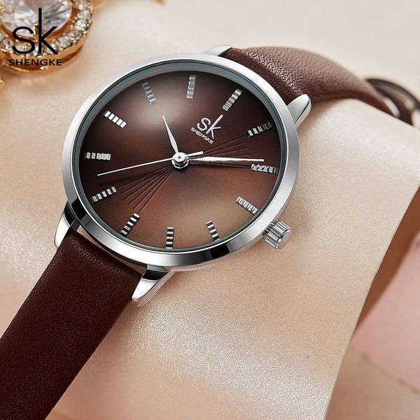 quartz watch women classic waterproof wristwatch for ladies simple leather watches elegant female wrist clock wristwatches, Slivery;brown
quartz watch women classic waterproof wristwatch for ladies simple leather watches elegant female wrist clock wristwatches, Slivery;brown