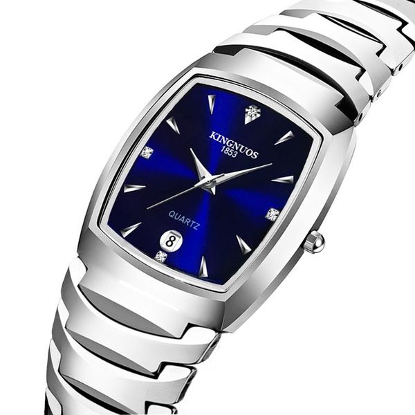 wristwatches kingnuos high-end fashion casual couple calendar week display quartz steel belt men's ladies square watch, Slivery;brown
wristwatches kingnuos high-end fashion casual couple calendar week display quartz steel belt men's ladies square watch, Slivery;brown