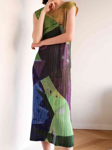 dresses 2021 spring women's printed thin miyak fold fashionable large size high elasticity slim mid-length round neck dress, Black;gray
dresses 2021 spring women's printed thin miyak fold fashionable large size high elasticity slim mid-length round neck dress, Black;gray