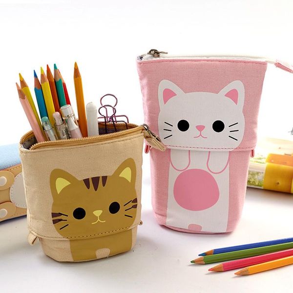 storage bags adjustable large capacity pencil case cute pencilcase school pen supplies bag box pencils pouch stationery