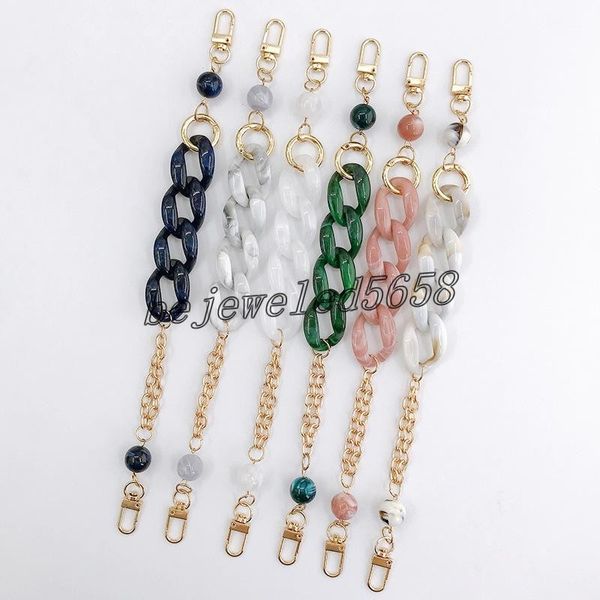 acrylic double chain key ring keychains portable diy jewelry accessories retro chains keyring mobile phone case lanyard anti-lost cord strap, Slivery;golden
acrylic double chain key ring keychains portable diy jewelry accessories retro chains keyring mobile phone case lanyard anti-lost cord strap, Slivery;golden