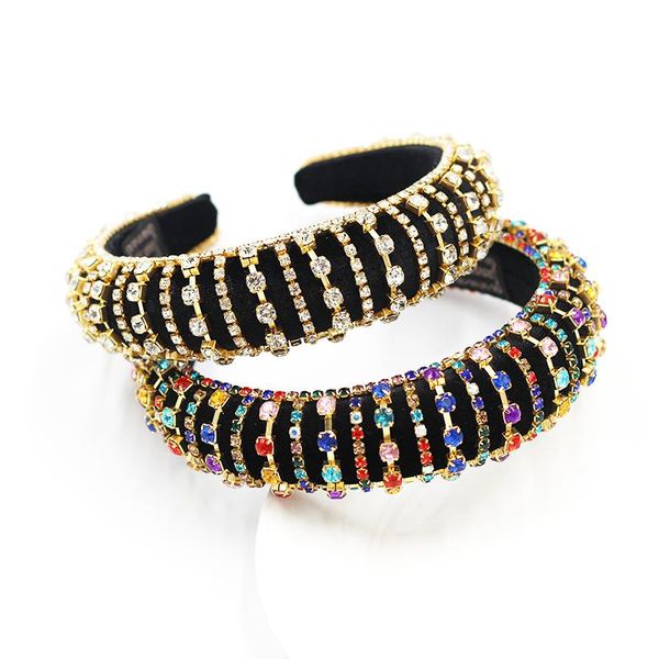 hair clips & barrettes sponge color rhinestone headband baroque fashion exaggerated hoop ladies prom catwalk accessories 774, Golden;silver 
hair clips & barrettes sponge color rhinestone headband baroque fashion exaggerated hoop ladies prom catwalk accessories 774, Golden;silver