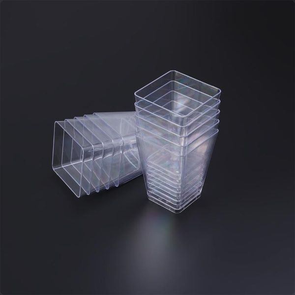 disposable cups & straws 50pcs 160ml mini small trapezoidal square dessert cup sauce starter party tableware decor
disposable cups & straws 50pcs 160ml mini small trapezoidal square dessert cup sauce starter party tableware decor