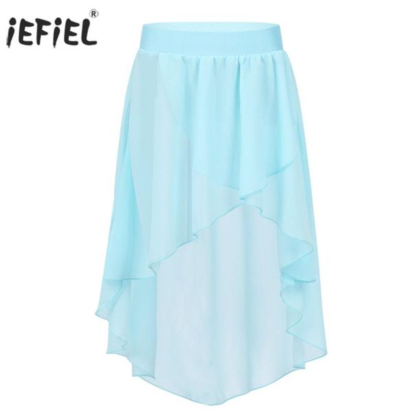 kids girls chiffon skirt elastic waistband high-low hem ballet practice performance skirts teen casual clothes, Blue
kids girls chiffon skirt elastic waistband high-low hem ballet practice performance skirts teen casual clothes, Blue