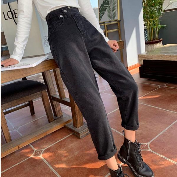 women's jeans loose mom high waist vintage slouchy black plus size wash ladies denim 2021, Blue
women's jeans loose mom high waist vintage slouchy black plus size wash ladies denim 2021, Blue
