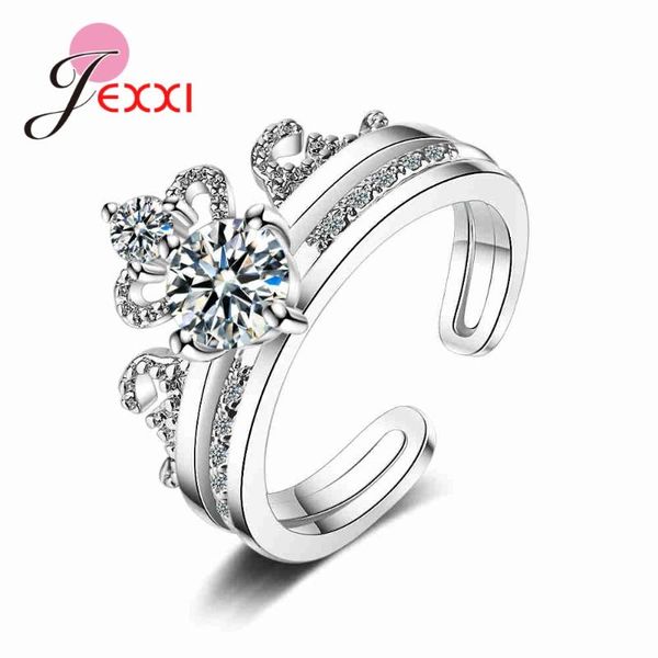 wedding rings jexxi elegant fashion crown ring for girls ladies pure 925 silver anel pave shiny cubic zieconia quality, Slivery;golden
wedding rings jexxi elegant fashion crown ring for girls ladies pure 925 silver anel pave shiny cubic zieconia quality, Slivery;golden