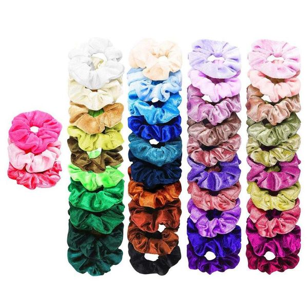 hair accessories 6/43pcs velvet scrunchies women elastic hairband rubber band ponytail holder girls ladies rings rope 
hair accessories 6/43pcs velvet scrunchies women elastic hairband rubber band ponytail holder girls ladies rings rope